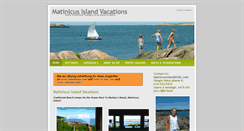 Desktop Screenshot of matinicusisland.com