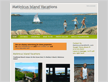 Tablet Screenshot of matinicusisland.com